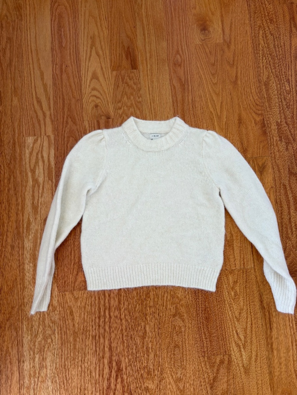 J Crew White Sweater